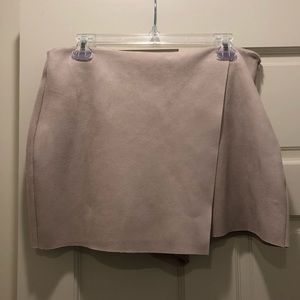 Zara suede skort